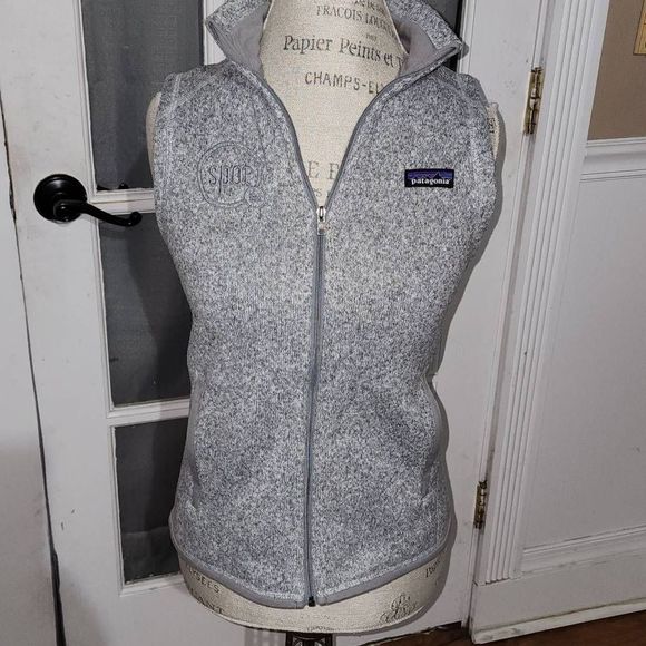 Patagonia Jackets & Blazers - Patagonia Womens Gray Better Sweater Vest XS Embroidered